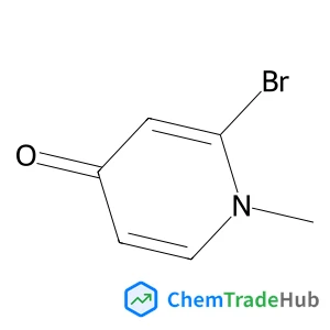 2-Bromo-1-methyl-4(1H)-pyridinone structure 2-Bromo-1-methyl-4(1H)-pyridinone structure