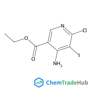 Ethyl 4-amino-6-chloro-5-iodonicotinate Ethyl 4-amino-6-chloro-5-iodonicotinate