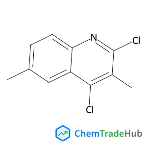 2,4-Dichloro-3,6-dimethylquinoline Chemical_Structure_Of
