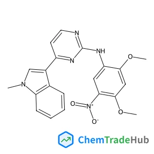 2-Pyrimidinamine, N-(2,4-dimethoxy-5-nitrophenyl)-4-(1-methyl-1H-indol-3-yl)-