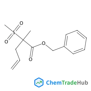 Benzyl 2-methyl-2-(methylsulfonyl)-4-pentenoate