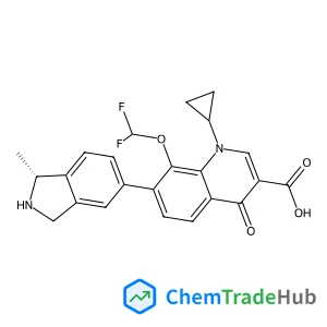 1-Cyclopropyl-8-(difluoromethoxy)-7-[(1R)-1-methyl-2,3-dihydro-1H-isoindol-5-yl]-4-oxo-1,4-dihydro-3-quinolinecarboxylic acid