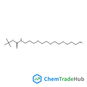 2-Methyl-2-propanyl (3-{2-[2-(3-aminopropoxy)ethoxy]ethoxy}propyl)carbamate
