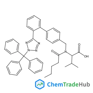N-Pentanoyl-N-{[2'-(2-trityl-2H-tetrazol-5-yl)-4-biphenylyl]methyl}valine