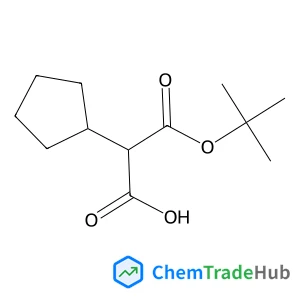 2-Cyclopentyl-3-[(2-methyl-2-propanyl)oxy]-3-oxopropanoic acid