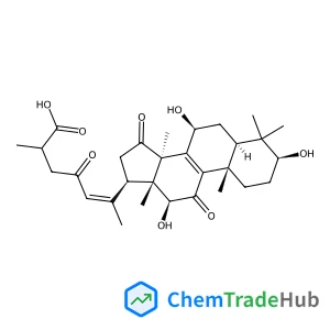 (3+�,7+�,12+�,20Z)-3,7,12-trihydroxy-11,15,23-trioxo-lanost-8,20-dien-26-oic acid