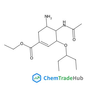Ethyl (3R,4R,5S)-4-acetamido-5-amino-3-(3-pentanyloxy)-1-cyclohexene-1-carboxylate