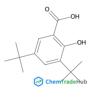 2-Hydroxy-3,5-bis(2-methyl-2-propanyl)benzoic acid