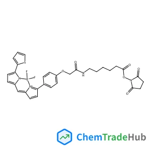 (N-{6-[(2,5-Dioxo-1-pyrrolidinyl)oxy]-6-oxohexyl}-2-[4-(2-{[5-(2-thienyl)-1H-pyrrol-2-yl-kappaN]methylene}-2H-pyrrol-5-yl-kappaN)phenoxy]acetamidato)(difluoro)boron