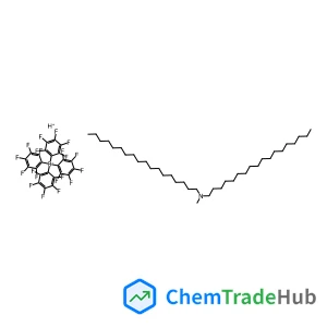 Borate(1-), tetrakis(2,3,4,5,6-pentafluorophenyl)-, hydrogen, compd. with N-methyl-N-octadecyl-1-octadecanamine (1:1:1) Chemical_Structure_Of