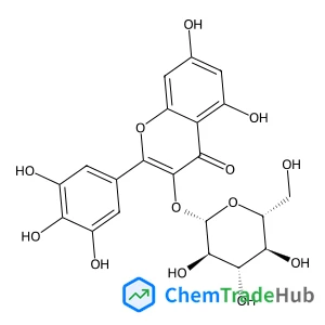 5,7-Dihydroxy-4-oxo-2-(3,4,5-trihydroxyphenyl)-4H-chromen-3-yl beta-D-glucopyranoside