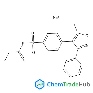 Sodium {[4-(5-methyl-3-phenyl-1,2-oxazol-4-yl)phenyl]sulfonyl}(propionyl)azanide