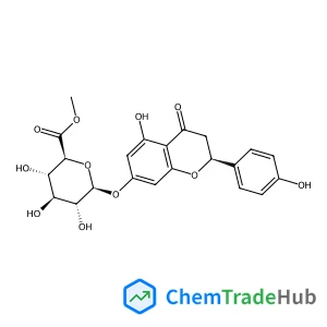 (2S)-5-Hydroxy-2-(4-hydroxyphenyl)-4-oxo-3,4-dihydro-2H-chromen-7-yl methyl beta-D-glucopyranosiduronate