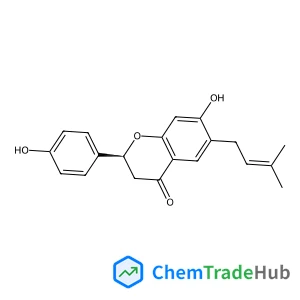 (2S)-7-Hydroxy-2-(4-hydroxyphenyl)-6-(3-methyl-2-buten-1-yl)-2,3-dihydro-4H-chromen-4-one