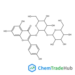 5,7-Dihydroxy-2-(4-hydroxyphenyl)-4-oxo-4H-chromen-3-yl 2-O-beta-D-glucopyranosyl-beta-D-glucopyranoside