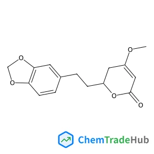 (6S)-6-[2-(1,3-Benzodioxol-5-yl)ethyl]-4-methoxy-5,6-dihydro-2H-pyran-2-one