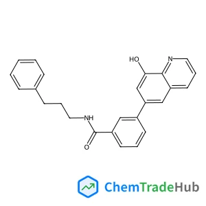 3-(8-Hydroxy-6-quinolinyl)-N-(3-phenylpropyl)benzamide
