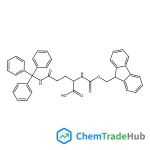 N~2~-[(9H-Fluoren-9-ylmethoxy)carbonyl]-N-trityl-D-glutamine