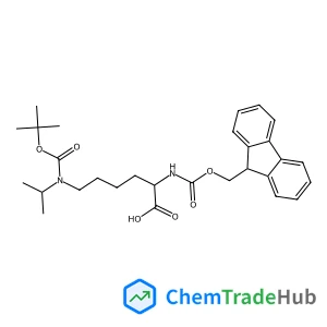 N~2~-[(9H-Fluoren-9-ylmethoxy)carbonyl]-N~6~-isopropyl-N~6~-{[(2-methyl-2-propanyl)oxy]carbonyl}-L-lysine