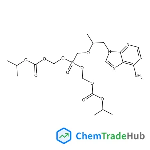 Bis{[(isopropoxycarbonyl)oxy]methyl} ({[(2R)-1-(6-amino-9H-purin-9-yl)-2-propanyl]oxy}methyl)phosphonate