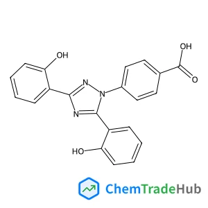 4-[3,5-Bis(2-hydroxyphenyl)-1H-1,2,4-triazol-1-yl]benzoic acid