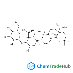 (2beta,3beta)-3-(beta-D-Glucopyranosyloxy)-2,27-dihydroxyolean-12-ene-23,28-dioic acid