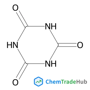 Cyanuric acid-13C3 Chemical_Structure_Of