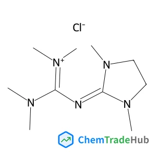 2-((Bis(dimethylamino)methylene)amino)-1,3-dimethyl-4,5-dihydro-1H-imidazol-3-ium chloride