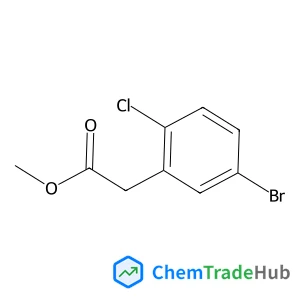 Methyl 2-(5-bromo-2-chlorophenyl)acetate structure Methyl 2-(5-bromo-2-chlorophenyl)acetate structure