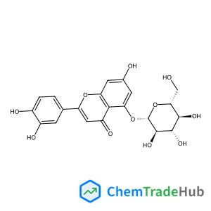2-(3,4-Dihydroxyphenyl)-7-hydroxy-4-oxo-4H-chromen-5-yl beta-D-glucopyranoside 2-(3,4-Dihydroxyphenyl)-7-hydroxy-4-oxo-4H-chromen-5-yl beta-D-glucopyranoside