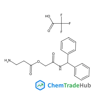 2-[(Diphenylmethyl)amino]-2-oxoethyl beta-alaninate trifluoroacetate (1:1)