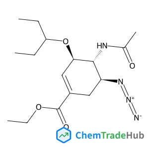 Ethyl (3R,4R,5S)-4-acetamido-5-azido-3-(3-pentanyloxy)-1-cyclohexene-1-carboxylate