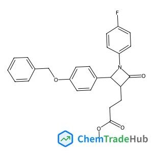Methyl 3-[(2S,3R)-2-[4-(benzyloxy)phenyl]-1-(4-fluorophenyl)-4-oxo-3-azetidinyl]propanoate