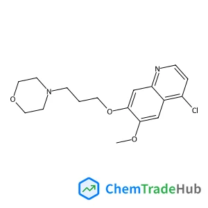 4-(3-((4-Chloro-6-methoxyquinolin-7-yl)oxy)propyl)morpholine structure