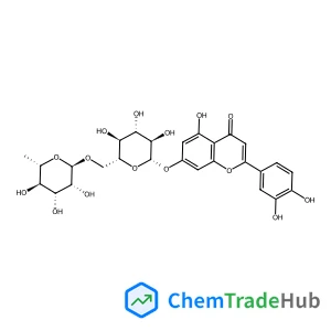 2-(3,4-Dihydroxyphenyl)-5-hydroxy-4-oxo-4H-chromen-7-yl 6-O-(6-deoxy-alpha-L-mannopyranosyl)-beta-D-glucopyranoside