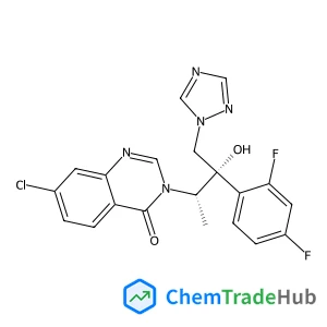 7-Chloro-3-[(2S,3S)-3-(2,4-difluorophenyl)-3-hydroxy-4-(1H-1,2,4-triazol-1-yl)-2-butanyl]-4(3H)-quinazolinone