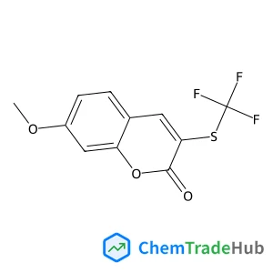 7-Methoxy-3-[(trifluoromethyl)thio]-2H-1-benzopyran-2-one