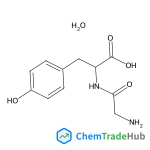Glycyl-L-tyrosine hydrate structure