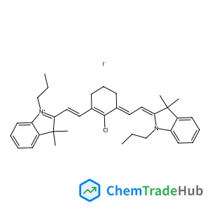 2-[(Z)-2-{(3E)-2-Chloro-3-[(2E)-2-(3,3-dimethyl-1-propyl-1,3-dihydro-2H-indol-2-ylidene)ethylidene]-1-cyclohexen-1-yl}vinyl]-3,3-dimethyl-1-propyl-3H-indolium iodide