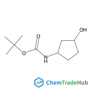 2-Methyl-2-propanyl [(1R,3R)-3-hydroxycyclopentyl]carbamate
