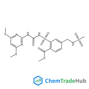 Methyl 2-{[(4,6-dimethoxy-2-pyrimidinyl)carbamoyl]sulfamoyl}-4-{[(methylsulfonyl)amino]methyl}benzoate