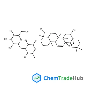 (3beta,13alpha,16alpha,17alpha)-16,23-Dihydroxy-13,28-epoxyolean-11-en-3-yl 6-deoxy-3-O-beta-D-glucopyranosyl-beta-D-galactopyranoside
