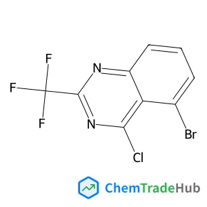 5-Bromo-4-chloro-2-(trifluoromethyl)quinazoline structure 5-Bromo-4-chloro-2-(trifluoromethyl)quinazoline structure