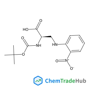 N-{[(2-Methyl-2-propanyl)oxy]carbonyl}-3-[(2-nitrophenyl)amino]-D-alanine