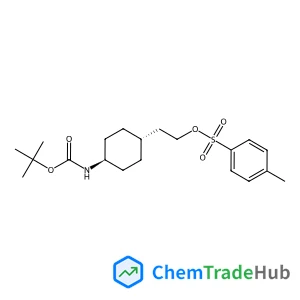 2-[trans-4-({[(2-Methyl-2-propanyl)oxy]carbonyl}amino)cyclohexyl]ethyl 4-methylbenzenesulfonate
