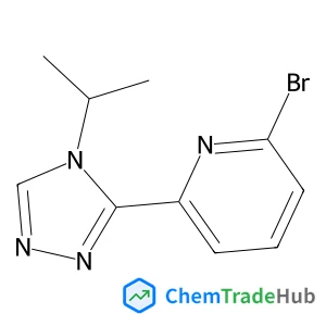 2-Bromo-6-(4-isopropyl-4H-1,2,4-triazol-3-yl)pyridine