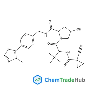 N-[(1-Cyanocyclopropyl)carbonyl]-3-methyl-L-valyl-(4R)-4-hydroxy-N-[4-(4-methyl-1,3-thiazol-5-yl)benzyl]-L-prolinamide