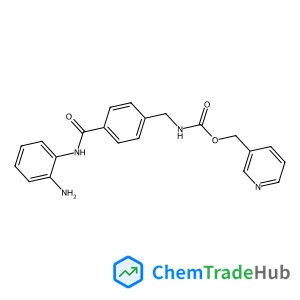 3-Pyridinylmethyl {4-[(2-aminophenyl)carbamoyl]benzyl}carbamate
