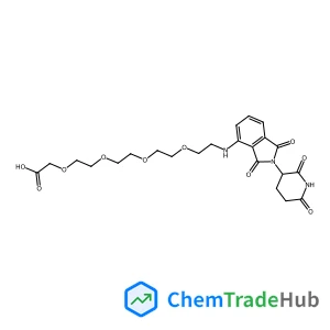 4-((2-(2,6-DIOXOPIPERIDIN-3-YL)-1,3-DIOXOISOINDOLIN-4-YL)AMINO)-3,6,9,12-TETRAOXATETRADECAN-1-OIC ACID