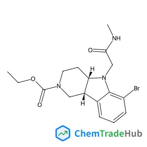 Ethyl (4aS,9bR)-6-bromo-5-[2-(methylamino)-2-oxoethyl]-1,3,4,4a,5,9b-hexahydro-2H-pyrido[4,3-b]indole-2-carboxylate